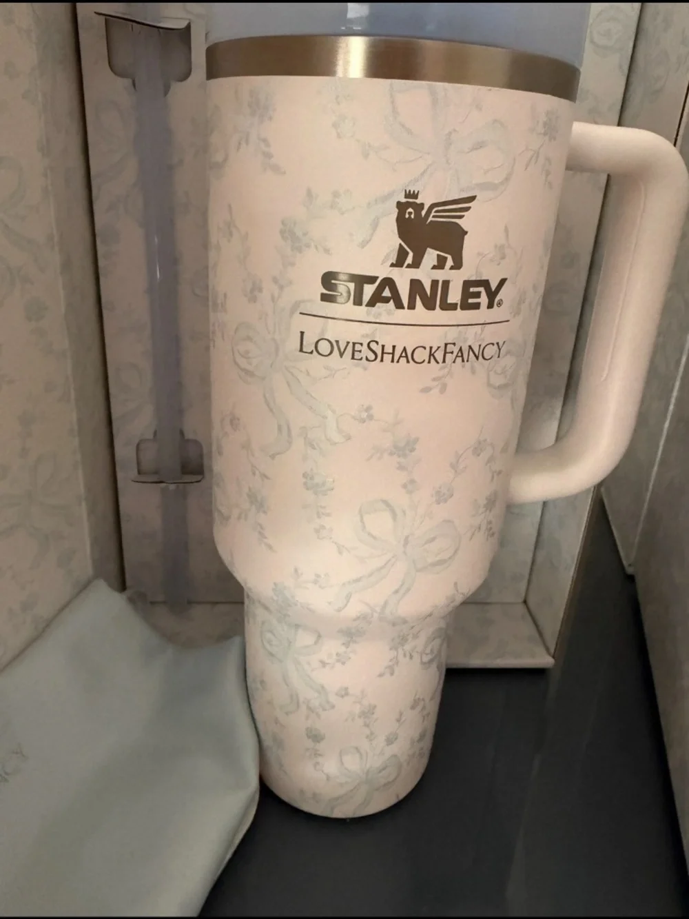 Stanley lot! 9 tumblers, brand new in box. 1 flask, brand new with tag.